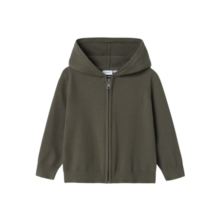 NAME IT MINI Bitan Strik Cardigan - Dusty Olive