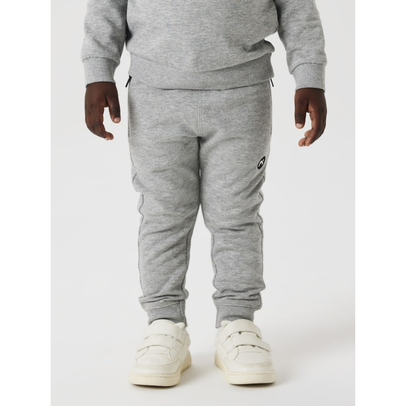 NAME IT Mini Vimo Sweatpants - Grey Melange