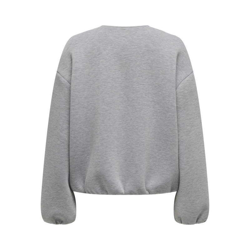 ONLY Ellie Scuba Jakke - Medium Grey Melange