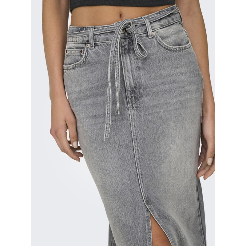 ONLY Gianna Denim Nederdel - Medium Grey Denim