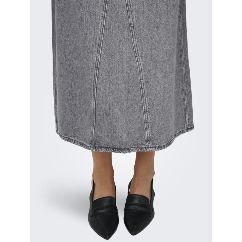 ONLY Olivia Denim Nederdel - Grey Denim