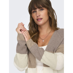 ONLY CARMAKOMA Atija Strik Cardigan - Cappuccino