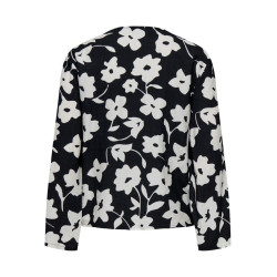 JDY Silas Tie Top Vævet - Sort