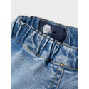NAME IT Baby Ben Baggy Cargo Jeans - Medium Blue Denim