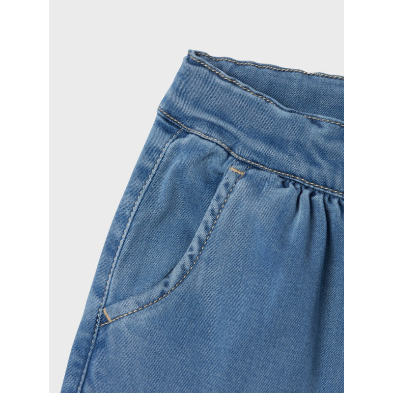 NAME IT Mini Bella Brede Jeans - Medium Blue Denim