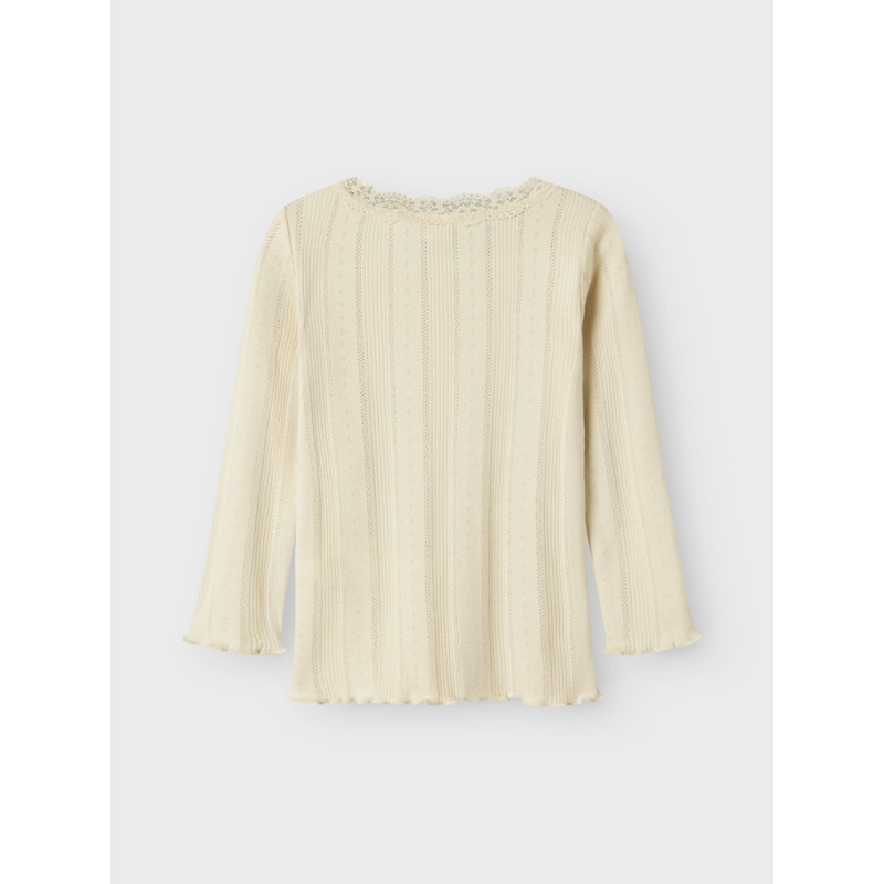 NAME IT Mini Freda L/S Slim Bluse - Summer Sand