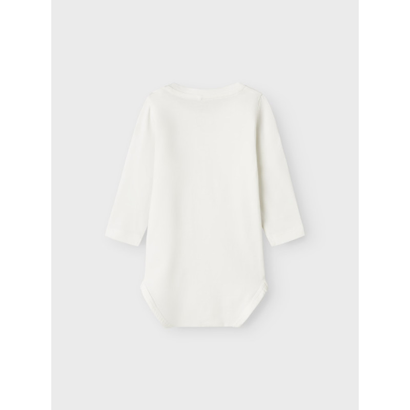 NAME IT Baby Teyman L/S Bodystocking - Cloud Dancer