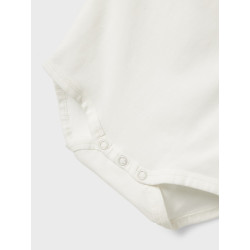 NAME IT Baby Teyman L/S Bodystocking - Cloud Dancer