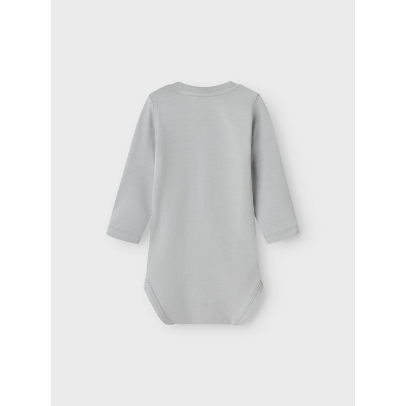 NAME IT Baby Teyman L/S Bodystocking - Quarry