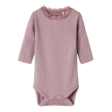 NAME IT Timian Langærmet Body - Elderberry