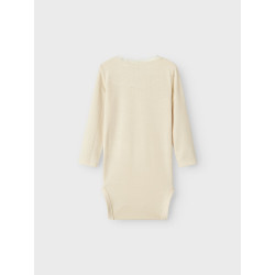 NAME IT Baby Timian L/S Bodystocking - Summer Sand