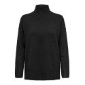 ONLY Gabriel Life Langærmet Highneck Knt - Sort