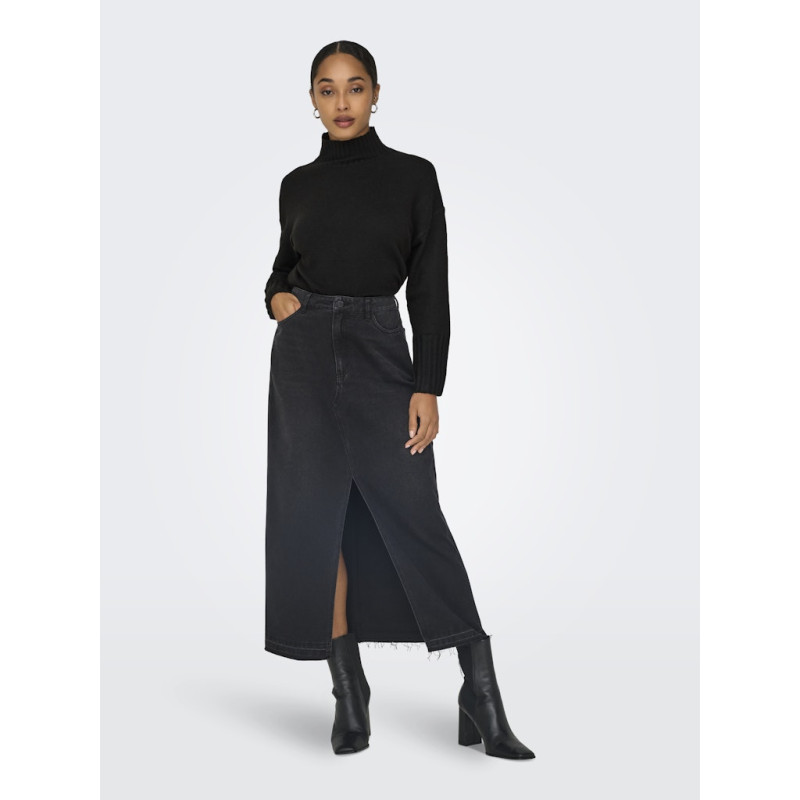 ONLY Gabriel L/S Højhalset Strik - Sort