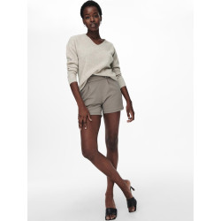 ONLY Camilla Strik Pullover - Pumice Stone