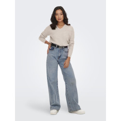 ONLY Camilla Strik Pullover - Pumice Stone