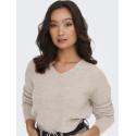 ONLY Camilla Strik Pullover - Pumice Stone