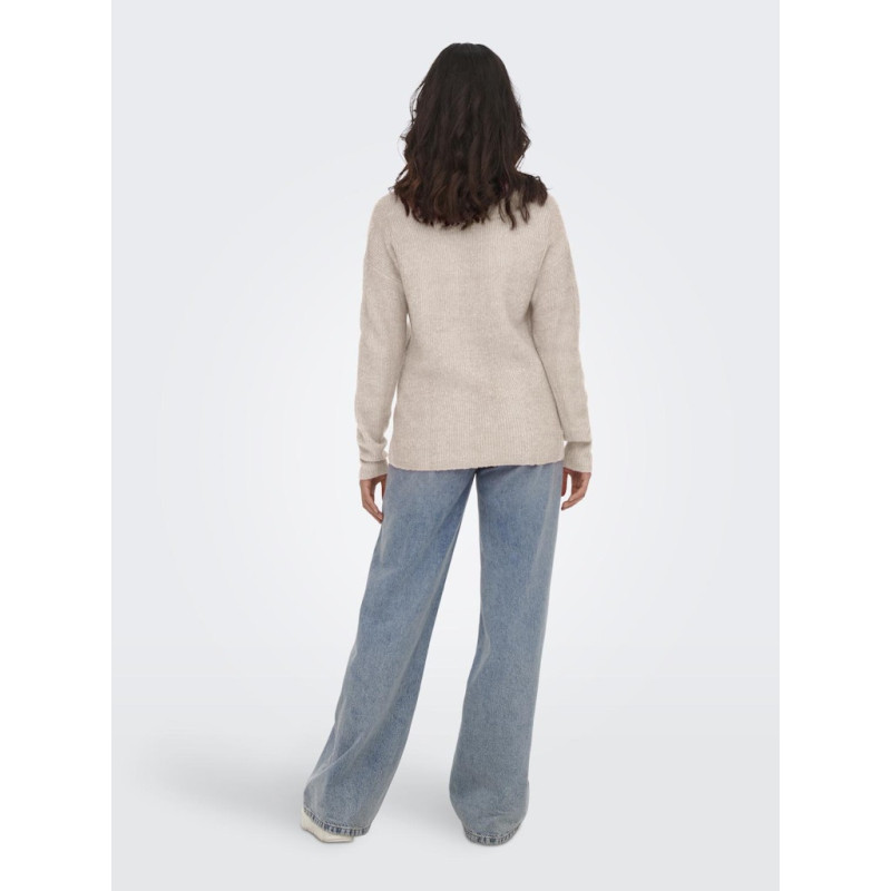 ONLY Camilla Strik Pullover - Pumice Stone