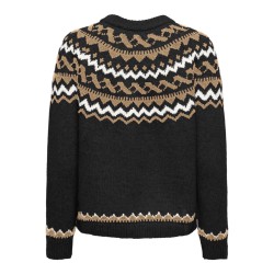 ONLY Isle Life Langærmet O-Neck Cc Knt - Sort