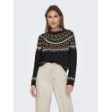 ONLY Isle L/S Rund Hals Strik - Sort