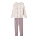 NAME IT Kids Nattøjssæt Pink Sløjfer - Barely Pink