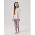 NAME IT Kids Nattøjssæt Pink Sløjfer - Barely Pink