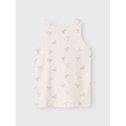 NAME IT Mini Tank Top 2-Pak Pink Sløjfer - Barely Pink
