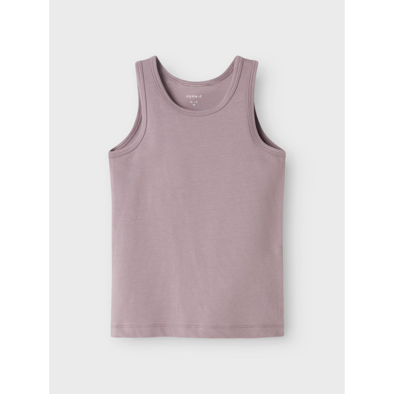 NAME IT Mini Tank Top 2-Pak Pink Sløjfer - Barely Pink