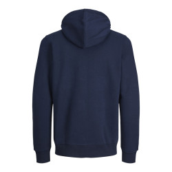 JACK & JONES Bradley Sweatshirt Hoodie - Navy Blazer
