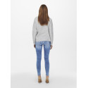 ONLY Camilla Strik Pullover - Light Grey Melange