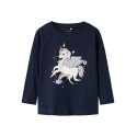 NAME IT MINI Tillie Bluse - Navy Blazer