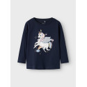 NAME IT MINI Tillie Bluse - Navy Blazer