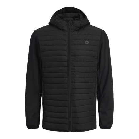 JACK & JONES Multi Quilted Jakke - Sort
