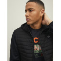 JACK & JONES Multi Quilted Jakke - Sort