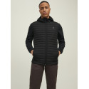 JACK & JONES Multi Quilted Jakke - Sort