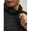 JACK & JONES Multi Quilted Jakke - Sort