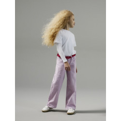 NAME IT Kids Rose Brede Twill Bukser - Winsome Orchid