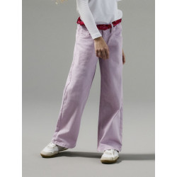 NAME IT Kids Rose Brede Twill Bukser - Winsome Orchid