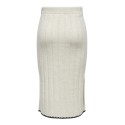 ONLY Chick Stitch Mv Skirt Knt - Pumice Stone