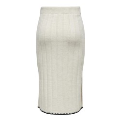 ONLY Chick Stitch Mv Skirt Knt - Pumice Stone