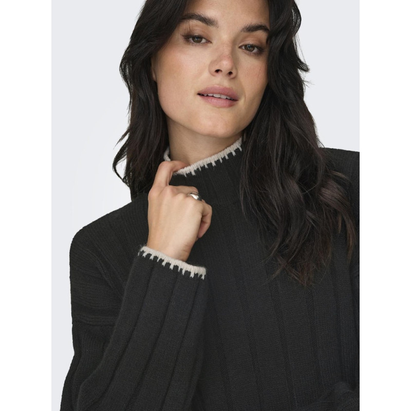 ONLY Chick Stitch Strik Sweater - Sort