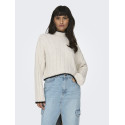 ONLY Chick Stitch Strik Sweater - Pumice Stone