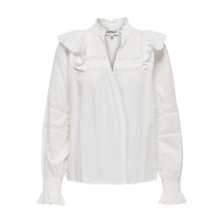 ONLY Julia Life Bluse - Cloud Dancer