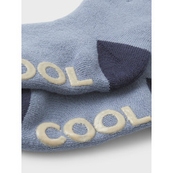 NAME IT MINI Terry Frotté Skridsikre Sokker - China Blue