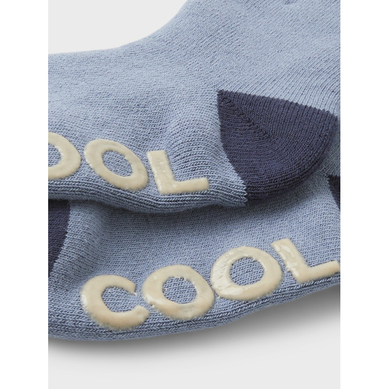 NAME IT MINI Terry Frotté Skridsikre Sokker - China Blue