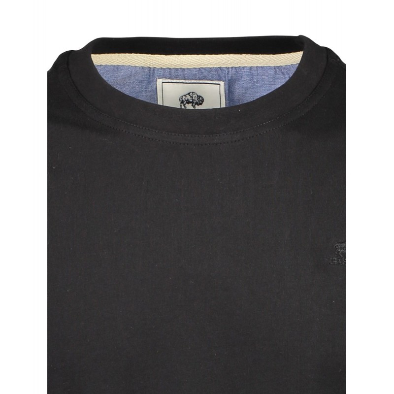 Bison kortærmet Comfort T-shirt - Sort