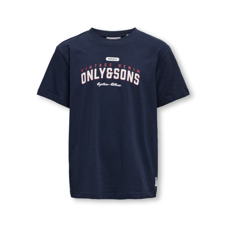 ONLY & SONS Lenny Life Vintage T-shirt - Navy Blazer