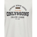 ONLY & SONS Lenny Life Vintage T-shirt - Cloud Dancer