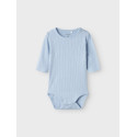 NAME IT BABY Bega Langærmet Bodystocking - Subdued Blue