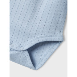 NAME IT BABY Bega Langærmet Bodystocking - Subdued Blue