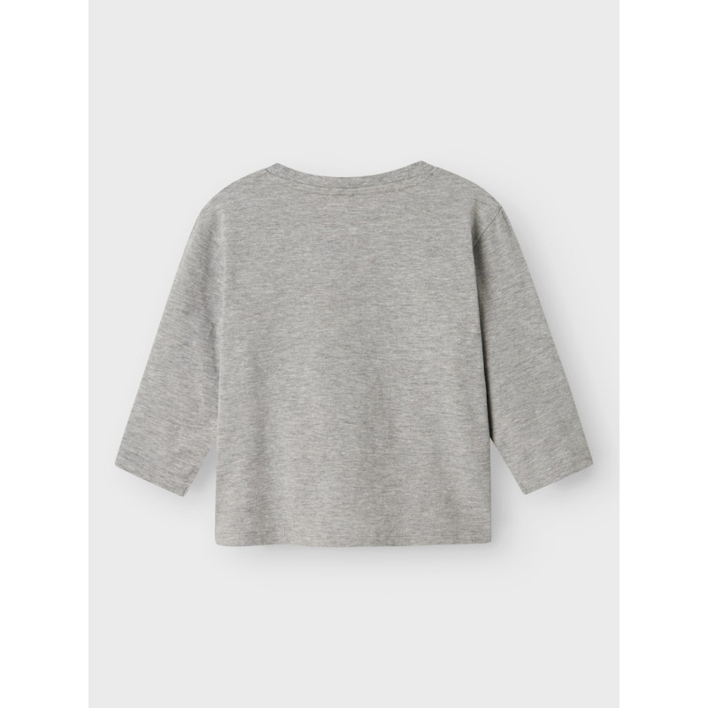 NAME IT MINI Jeremy Tonka Bluse - Grey Melange